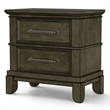 FOA Parro 5pc Gray Wood Bedroom Set - Queen + 2 Nightstands + Dresser + Mirror