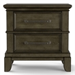 FOA Parro 5pc Gray Wood Bedroom Set - Queen + 2 Nightstands + Dresser + Mirror