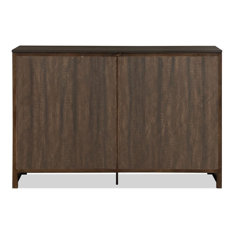 Furniture of America Irvine Contemporary Wood 6-Drawer Dresser in Walnut