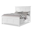 FOA Ender 6pc White Wood Bedroom Set - Full+ 2 Nightstands+Chest+Dresser+ Mirror