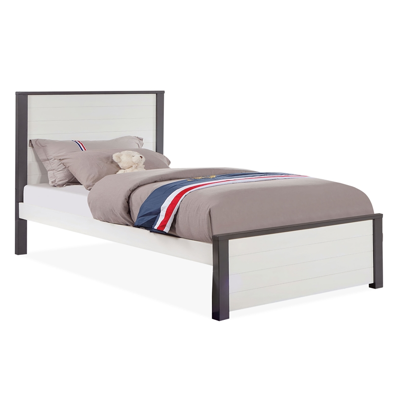Furniture of America Acres 3pc Wood White Bedroom Set - Full + 2 Nightstands