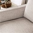 Furniture of America Hart Fabric Upholstered Sofa in Light Brown