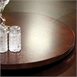 Furniture of America Gine Transitional Wood Round Lazy Susan in Cherry