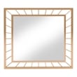 Furniture of America Axen Contemporary Metal Rectangle Mirror in Gold
