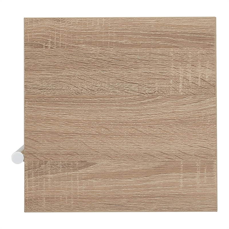 Furniture of America Cirion Modern Wood 5-Shelf Corner Bookcase in Natural