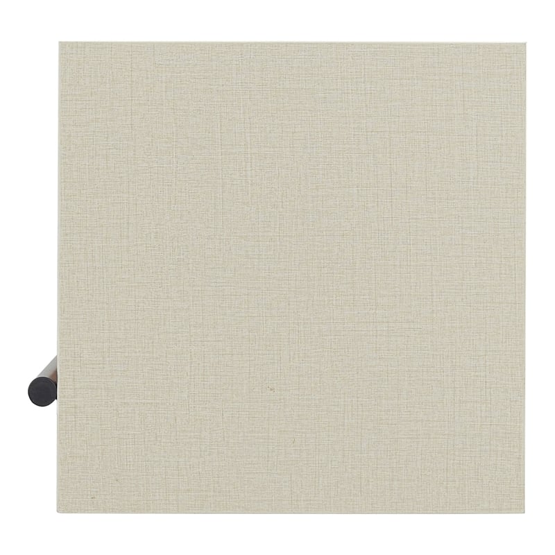 Furniture of America Cirion Modern Wood 5-Shelf Corner Bookcase in Cream Weave