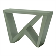 Furniture of America Ollev Wood W-Shaped Legs Console Table in Sage Green