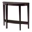Furniture of America Eski Wood Console Table with Bottom Shelf in Red Cocoa