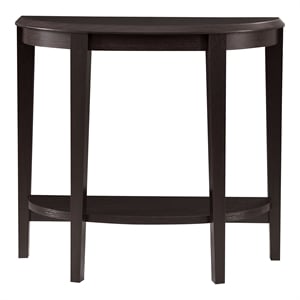 Furniture of America Eski Wood Console Table with Bottom Shelf in Red Cocoa