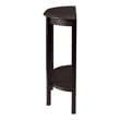 Furniture of America Eski Wood Console Table with Bottom Shelf in Red Cocoa