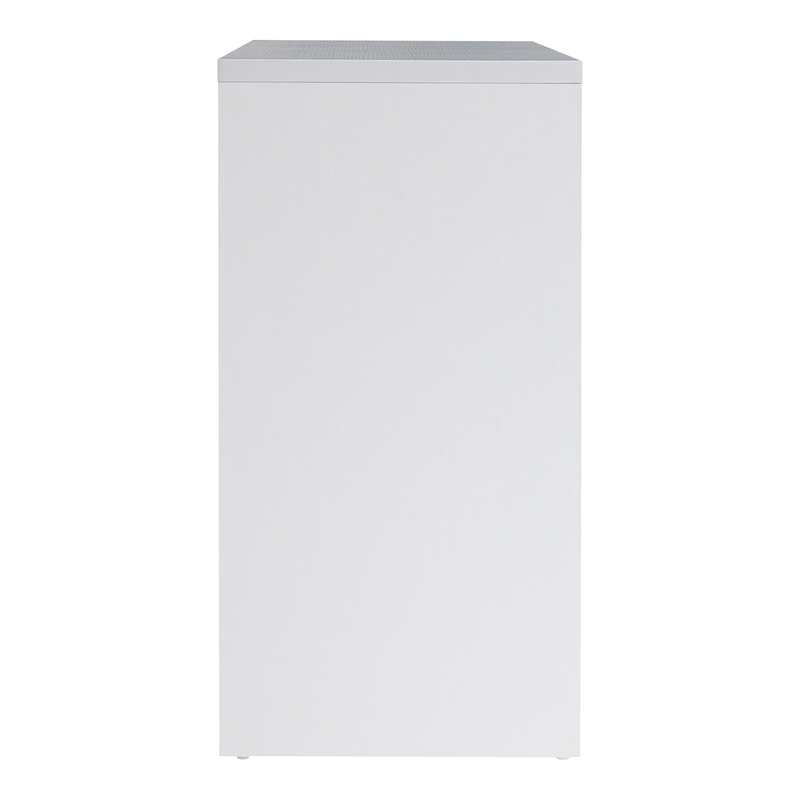 Furniture of America Verent Modern Wood 6-Drawer Dresser in White