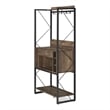 Furniture of America Viven Wood Multi-Storage Baker's Rack in Oak