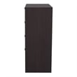 Furniture of America Oscule Transitional Wood 4-Drawer Chest in Espresso