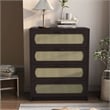 Furniture of America Oscule Transitional Wood 4-Drawer Chest in Espresso