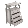 Furniture of America Ramas Farmhouse Wood 4-Drawer Chest in White