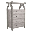 Furniture of America Ramas Farmhouse Wood 4-Drawer Chest in White
