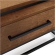 Furniture of America Noote Wood 2-Piece Nesting Tables Set with Drawer in Brown