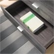 Furniture of America Pives Mid-Century Modern Wood 4-Drawer Chest in Dark Gray