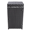 Furniture of America Azur Rattan 2-Piece Loveseat and Trash Can Set in Black