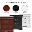 Furniture of America Toni Transitional Wood 2-Drawer Nightstand in Cherry