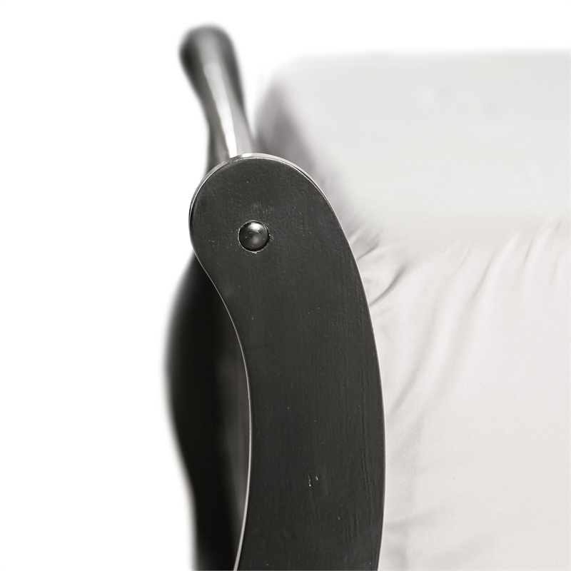 Furniture of America Toni Transitional Solid Wood Panel Twin Bed in Black