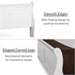 Furniture of America Toni Transitional Solid Wood Panel Twin Bed in White