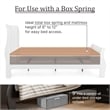 Furniture of America Toni Transitional Solid Wood Panel Twin Bed in White