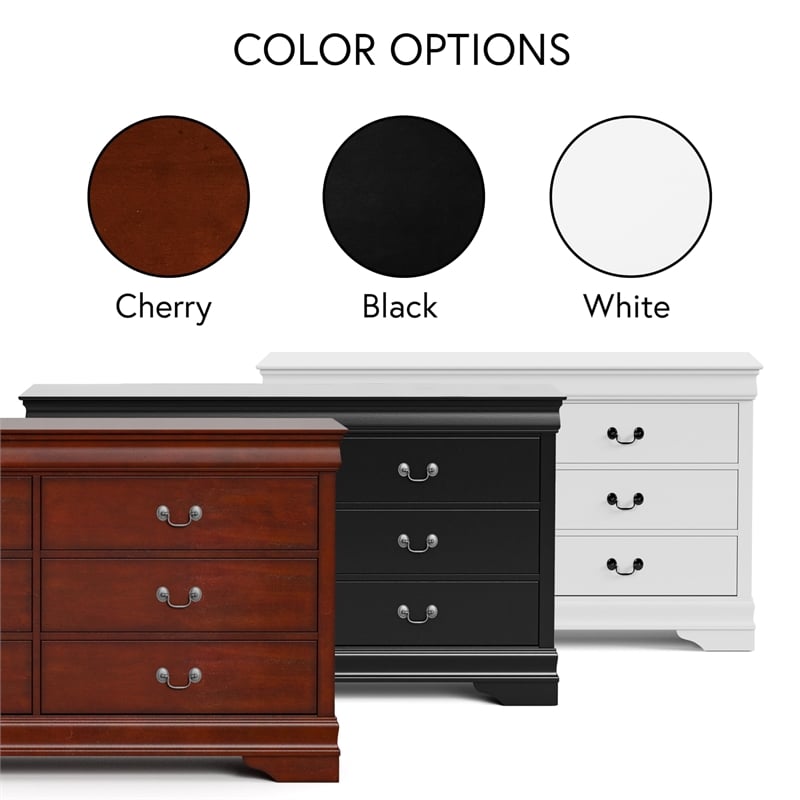 Furniture of America Toni Transitional Wood 6-Drawer Dresser in White