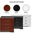 Furniture of America Toni Transitional Wood 6-Drawer Dresser in White