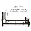 Furniture of America Toni Transitional Solid Wood Panel Queen Bed in Black