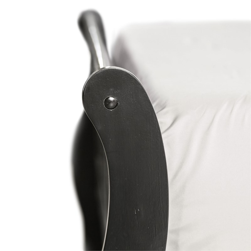 Furniture of America Toni Transitional Solid Wood Panel Queen Bed in Black