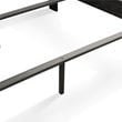 Furniture of America Toni Transitional Solid Wood Panel Queen Bed in Black