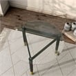 Furniture of America Ponte Solid Wood Coffee Table Base Legs in Black