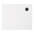 Furniture of America Gleb Wood Storage End Table with USB Port in White Pure