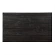 Furniture of America Neli Solid Wood Storage Sofa Table in Antique Black