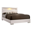 Furniture of America Quaker Solid Wood Storage California King Bed in White