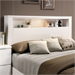 Furniture of America Quaker Solid Wood Storage California King Bed in White