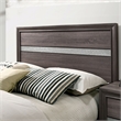 Furniture of America Laren 2pc Gray Solid Wood Bedroom Set - Queen + Chest