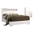 Furniture of America Quaker 2pc White Solid Wood Bedroom Set - King + Chest