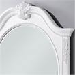 Furniture of America Heyd 6-Drawer Solid Wood Dresser with Mirror in White