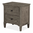 FOA Haed 3pc Gray Solid Wood Bedroom Set - Full + Nightstand + Trundle