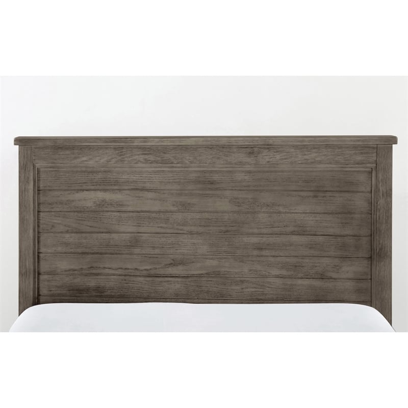 FOA Haed 3pc Gray Solid Wood Bedroom Set - Full + Nightstand + Trundle