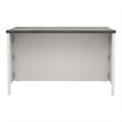 Furniture of America Ablania Solid Wood Counter Dining Table in Antique White