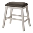 Furniture of America Ablania Wood Counter Stools in Antique White (Set of 2)