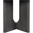 Furniture of America Lizena Solid Wood Square Counter Height Table in Ash Gray