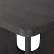 Furniture of America Lizena Solid Wood Square Counter Height Table in Ash Gray