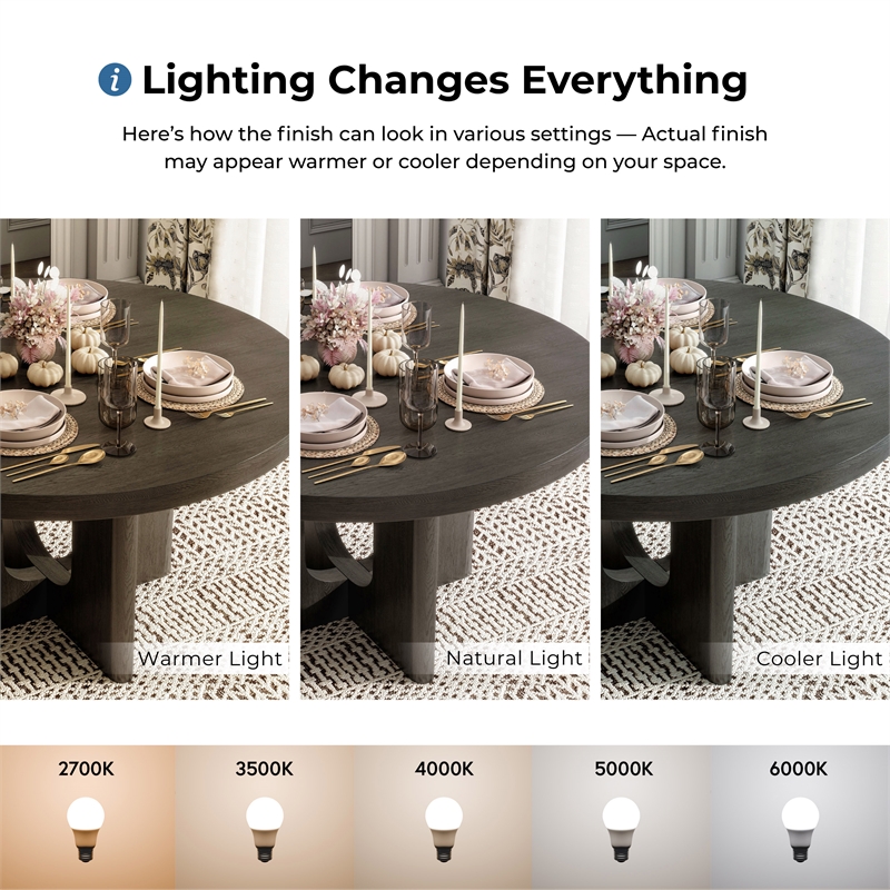 Furniture of America Lizena Solid Wood Round Dining Table in Ash Gray