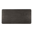 Furniture of America Lizena Solid Wood Rectangular Dining Table in Ash Gray