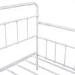 Furniture of America Falfinny Metal Daybed with Trundle in White