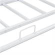 Furniture of America Falfinny Metal Daybed with Trundle in White